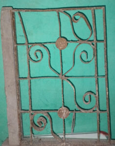 Decorative iron window without glass, made in India